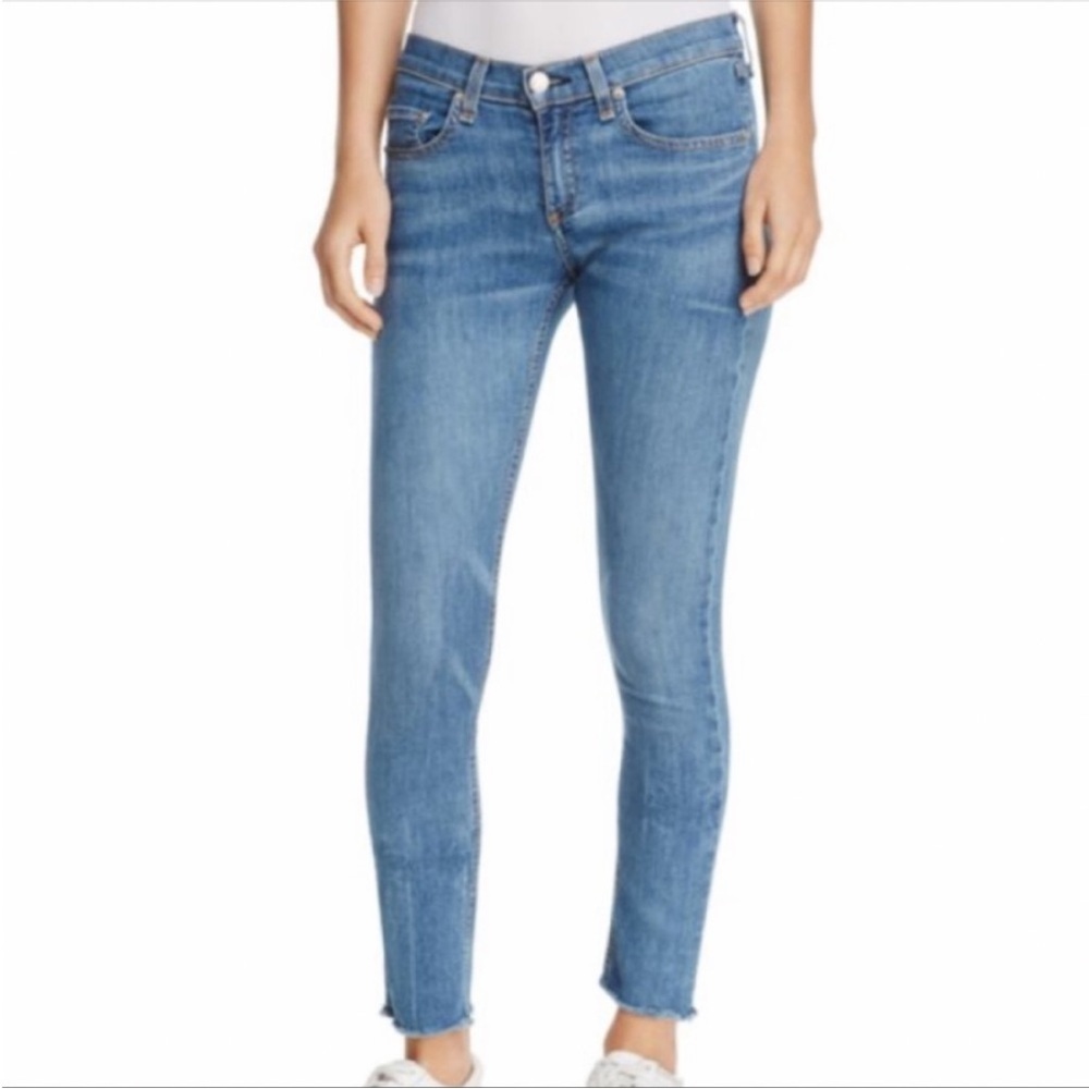 rag & bone Medium Blue Ankle Skinny Jeans
